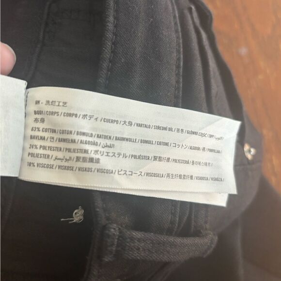 Abercrombie black the super skinny mid rise jeans size 6R 63% cotton - Picture 3 of 9